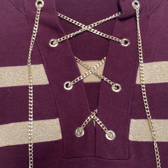 Beautiful MICHAEL KORS CHAIN SWEATER - Picture 4 of 5